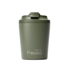 Made by Fressko İçi Seramik Çelik Termos Mug 118ml Piccolo Khaki (Haki)