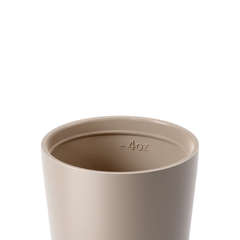 Made by Fressko İçi Seramik Çelik Termos Mug 118ml Piccolo Oat (Krem)