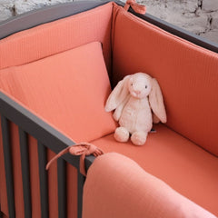 Funna Baby Müslin Düz Çarşaf Coral Yavruağzı 70x140cm