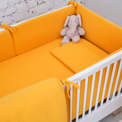 Funna Baby Müslin Düz Çarşaf Marigold Hardal 70x140cm