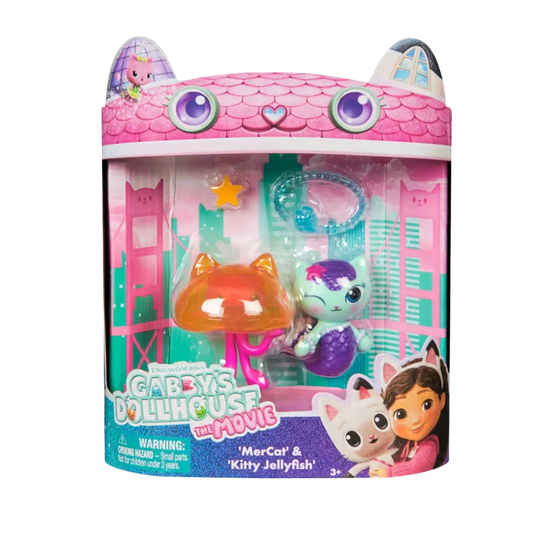 Gabby's Dollhouse Hayal Evi Filmi 2'li Figür Seti