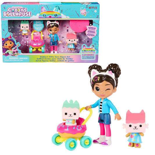 Gabby's Dollhouse Kedi Bakım Figür Seti