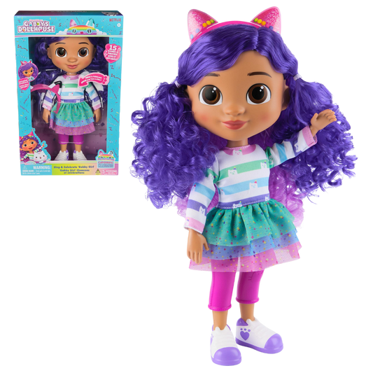 Gabby's Dollhouse Sesli Şarkı Söyleyebilen Gabby 30cm