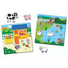 Galt Reusable Sticker Book Farm 3 Yaş+