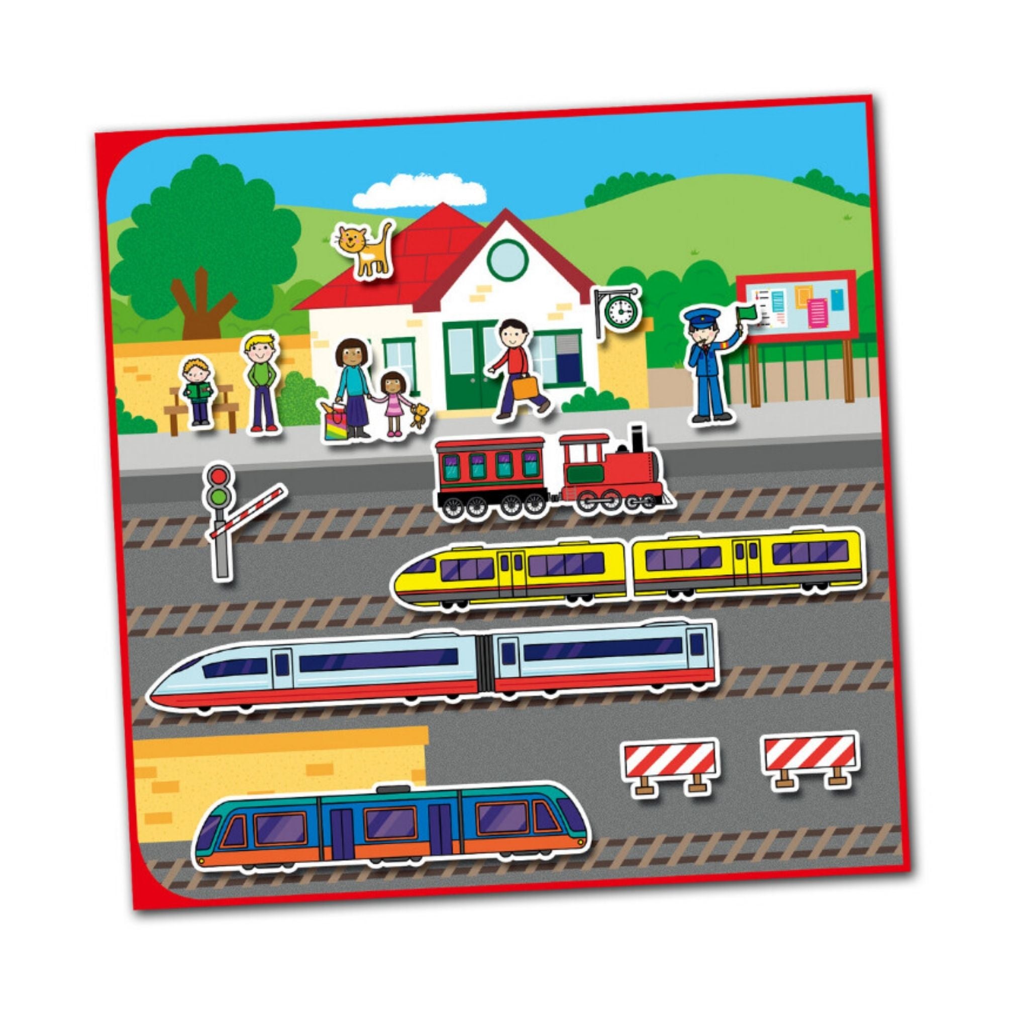 Galt Reusable Sticker Book Vehicles 3 Yaş+ - Welcome Baby