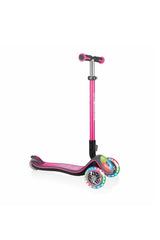 Globber Scooter Elite Katlanan Full Işıklı Pembe