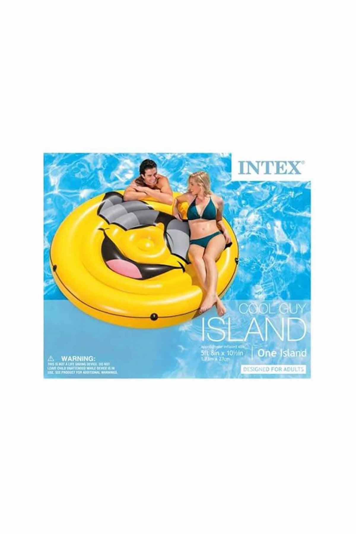 Intex Gülen Adam Smile Ada Yatak