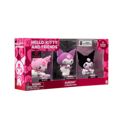 Hello Kitty 3'lü Kuromi 10cm HKT0460
