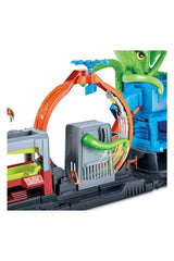 Hot Wheels Dev Ahtapot ile Araba Yıkama Oyun Seti GTT96