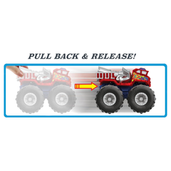 Hot Wheels Monster Trucks 1:43 Çek Bırak Arabalar GVK41