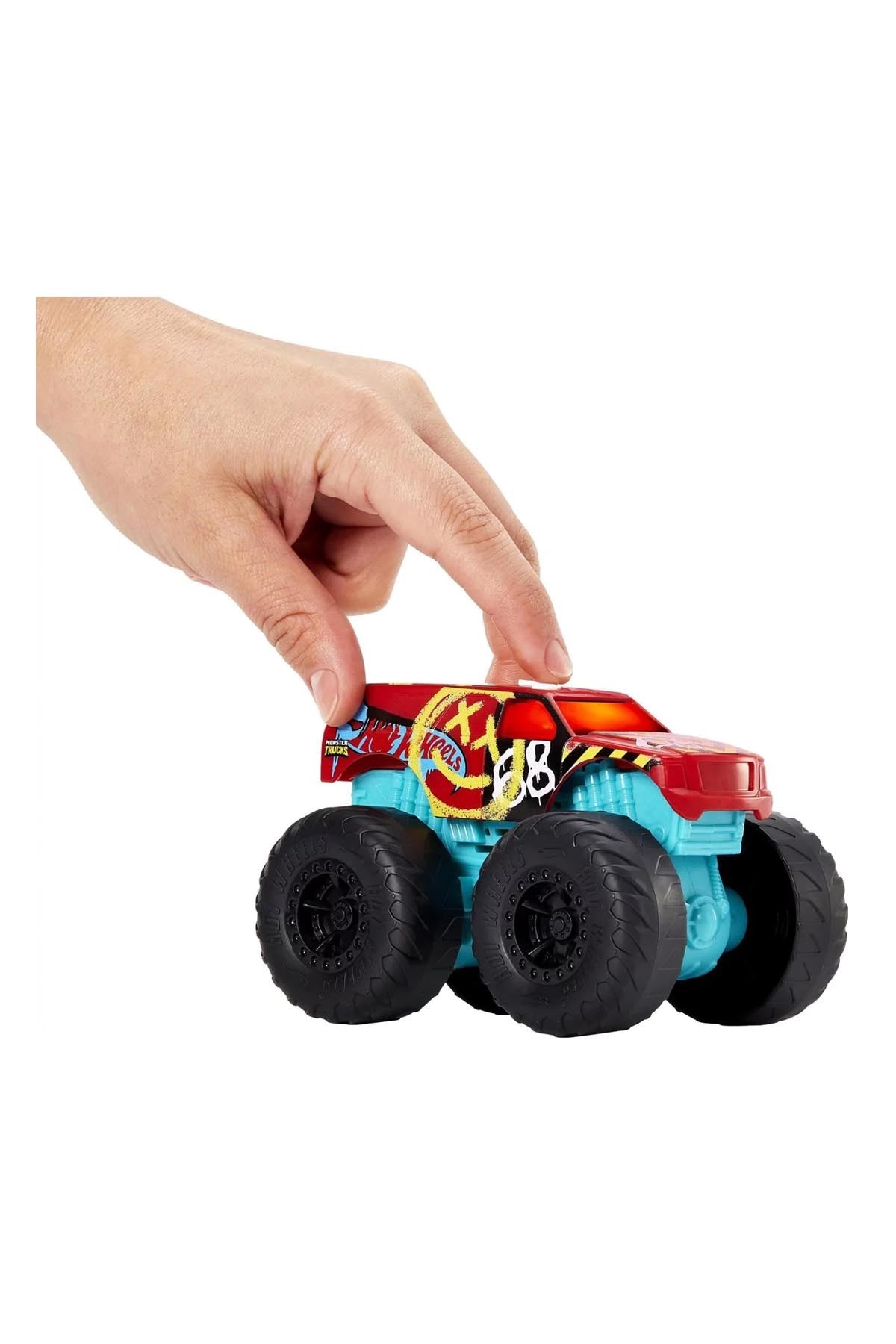 Hot Wheels Monster Trucks 1:43 Kükreyen Arabalar HDX66 - Welcome Baby