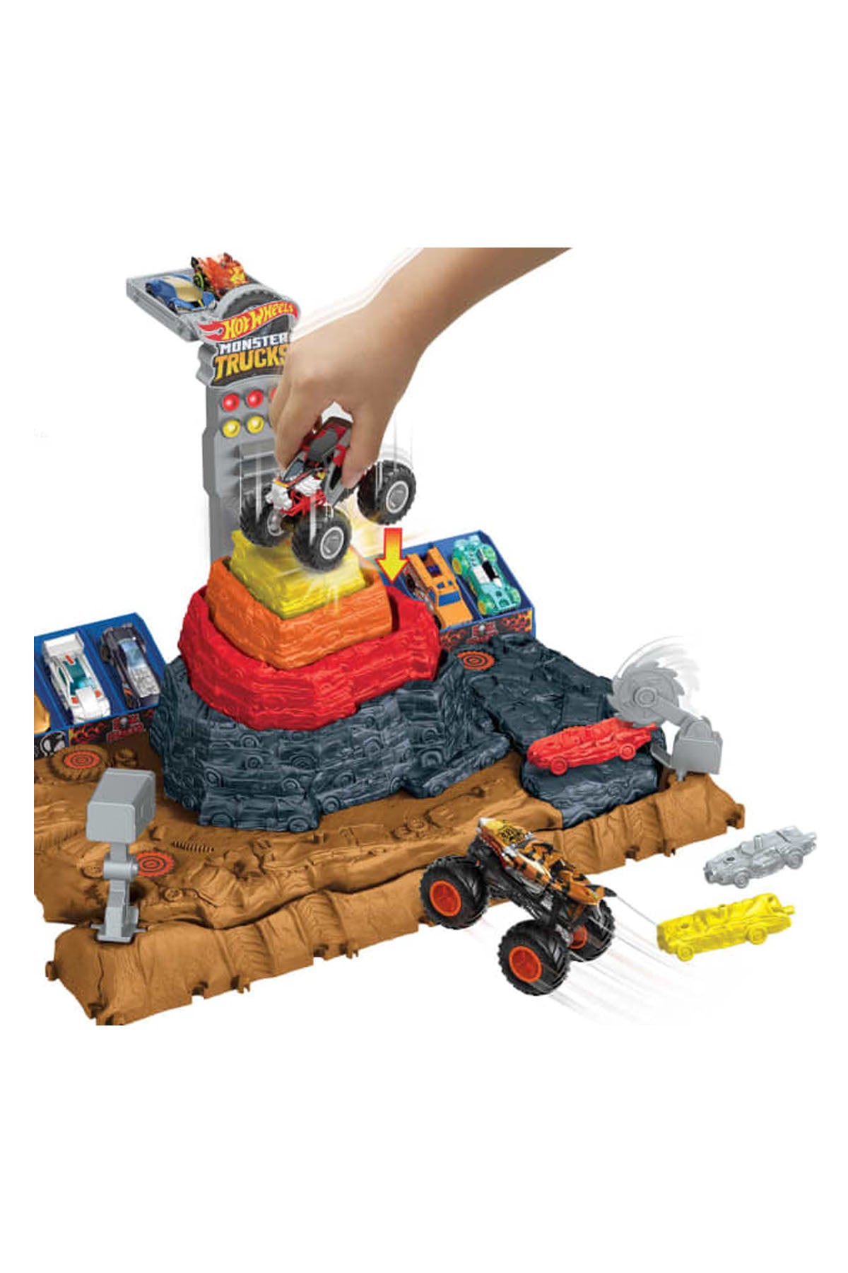 Hot Wheels Monster Trucks Muhteşem Çarpışma Arenası