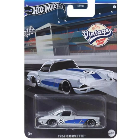 Hot Wheels Vintage Temalı Arabalar 1962 Corvette HRV06