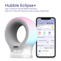 Hubble Eclipse Plus Bebek Telsizi, Ninni Çalar, Bluetooth Speaker, Gece Lambası