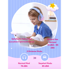 iClever BTH12 Çocuk Bluetooth Kulaklığı