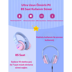 iClever BTH12 Çocuk Bluetooth Kulaklığı