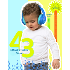 iClever BTH18 LED Işıklı Çocuk Bluetooth Kulaklığı