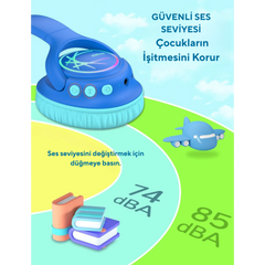 iClever BTH18 LED Işıklı Çocuk Bluetooth Kulaklığı