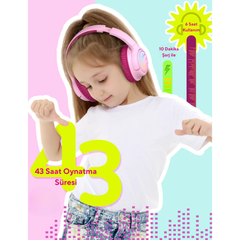 iClever BTH18 LED Işıklı Çocuk Bluetooth Kulaklığı