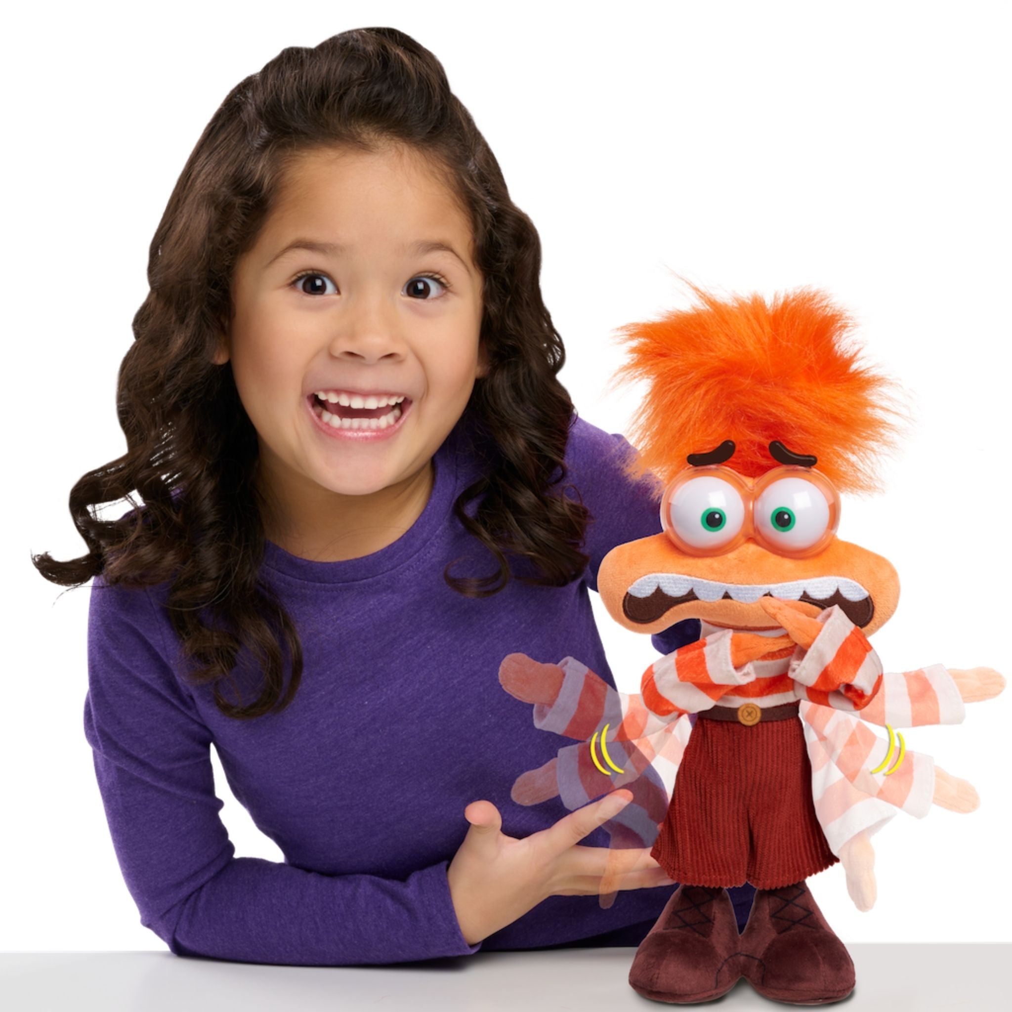 Inside Out 2 Endişe Sesli Hareketli Pelüş 45514 4