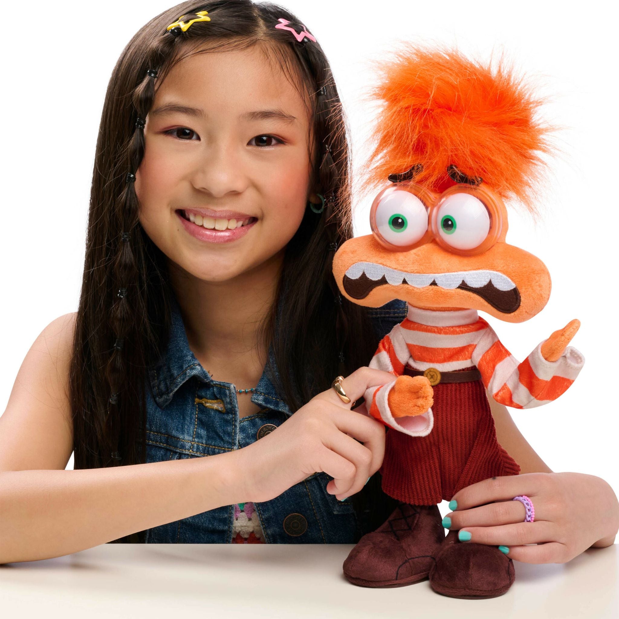 Inside Out 2 Endişe Sesli Hareketli Pelüş 45514 5