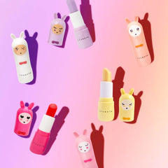 Inuwet Bunny Lip Balm Glitter Gold Pineapple