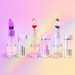 Inuwet Çiçek Detaylı Dudak Nemlendiricisi Çilek Kokulu