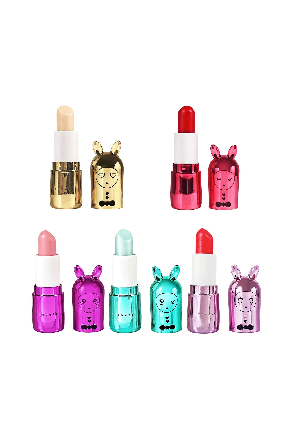 Inuwet Coffret House Of Winterland 5 Baumes 5'li Metal Lip Balm Seti