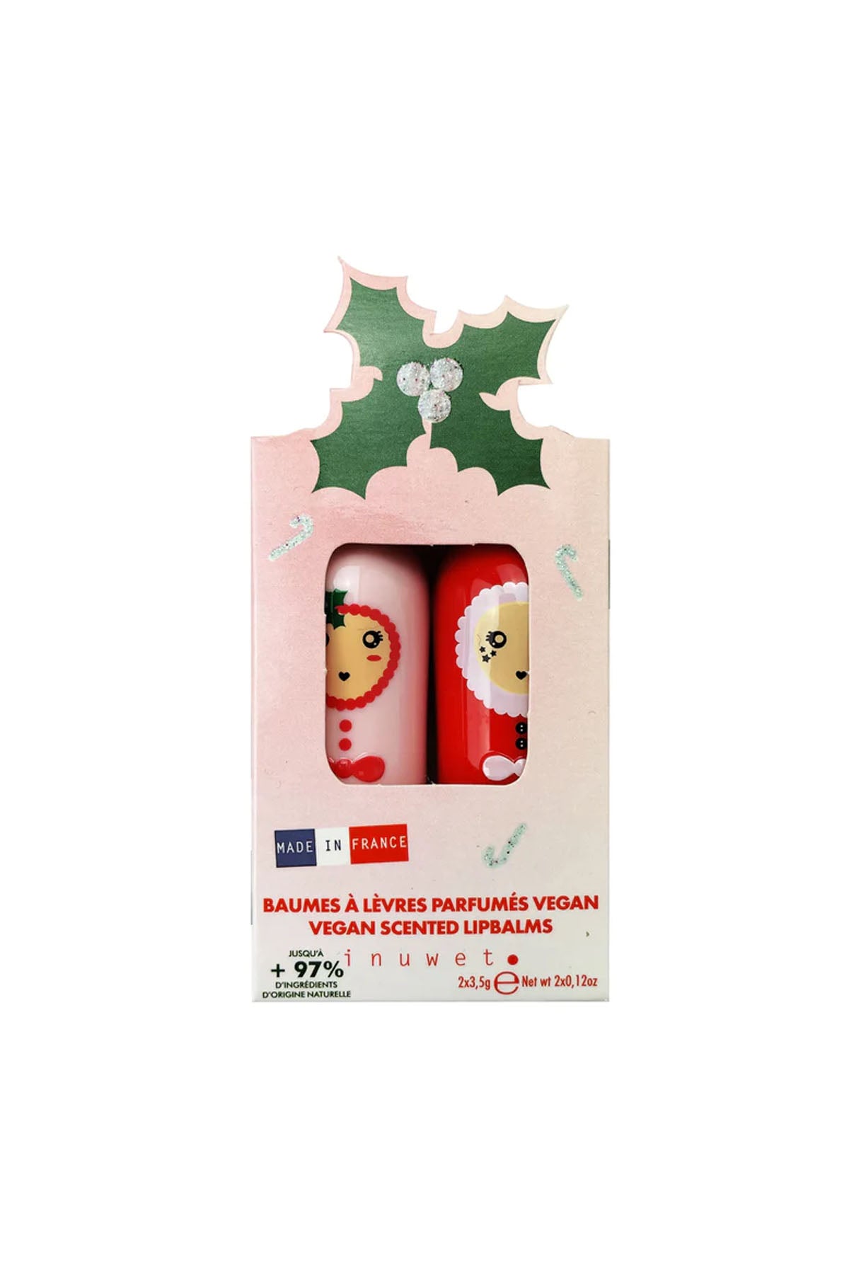 Inuwet Duo Baume Houx H23 Lip Balm 2’li Lip Balm Seti
