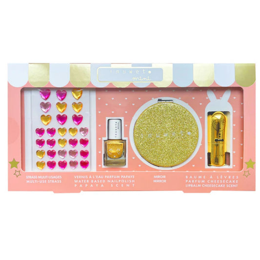 Inuwet Glitter Gold Kozmetik ve Cilt Bakım Hediye Seti