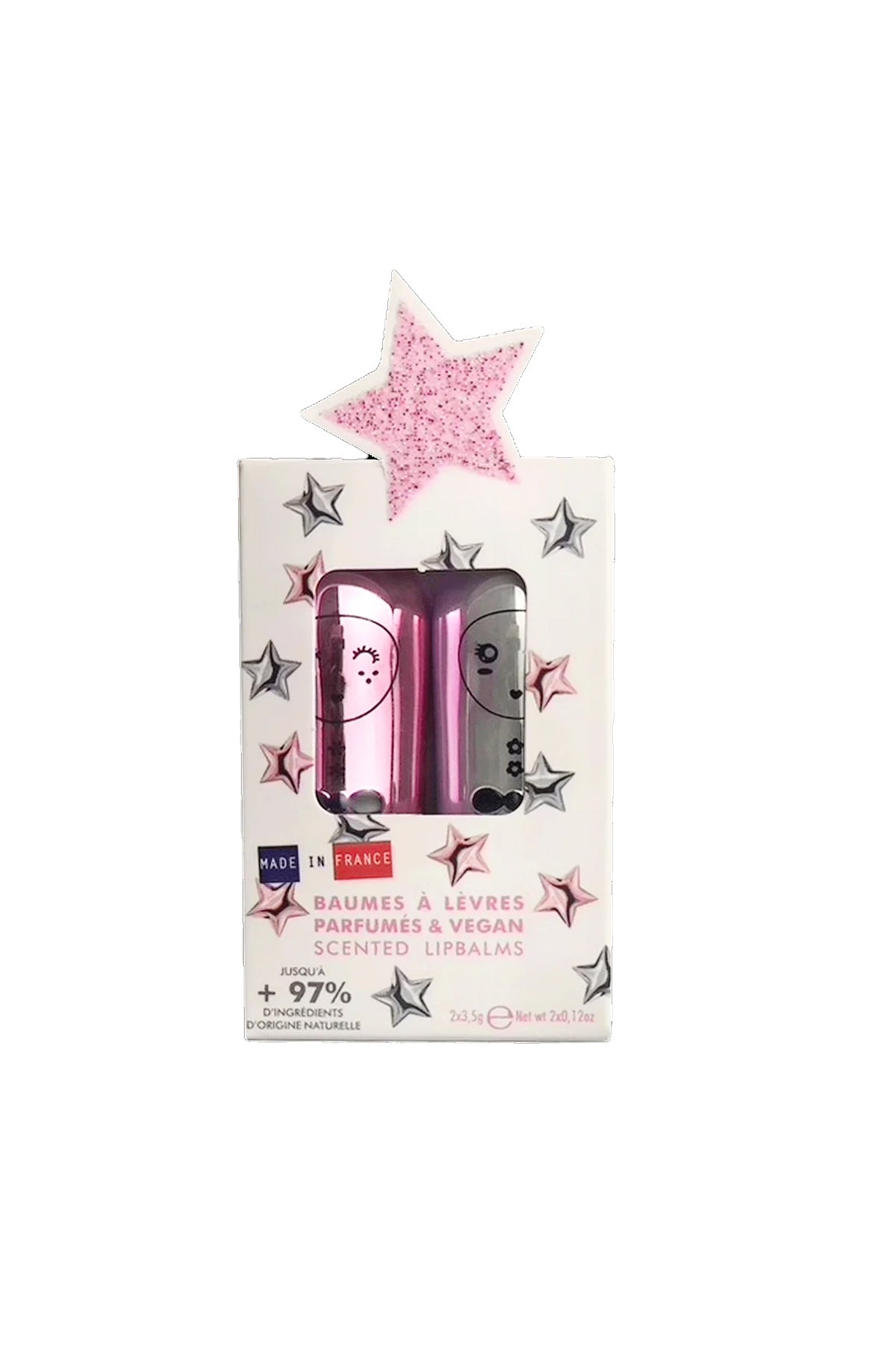Inuwet Stars Silver Pink Duo Lipbalm 2’li Hediye Seti