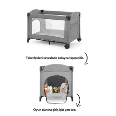 Javaju Oyun Parkı Gri 70x110cm