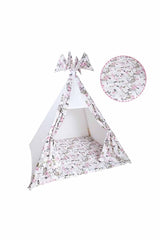 Kiddy's Teepee Mat Çiçekli