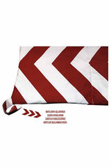 Kiddy's Teepee Mat Kırmızı Zigzag