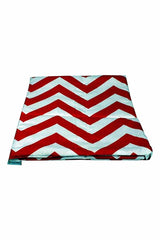 Kiddy's Teepee Mat Kırmızı Zigzag