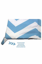 Kiddy's Teepee Mat Mavi Zigzag