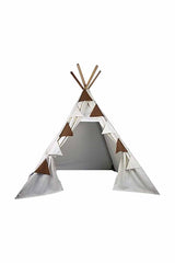 Kiddy's Teepee Şerit Bayrakları Bej Puantiyeli