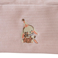 Mama Yoyo Kadife Organi̇zer Çanta Tavşan Nakışlı Pudra