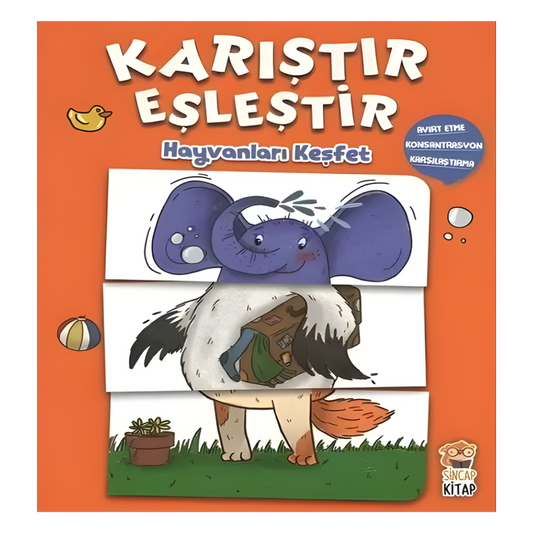 Sincap Kitap Karıştır Eşleştir Hayvanları Keşfet