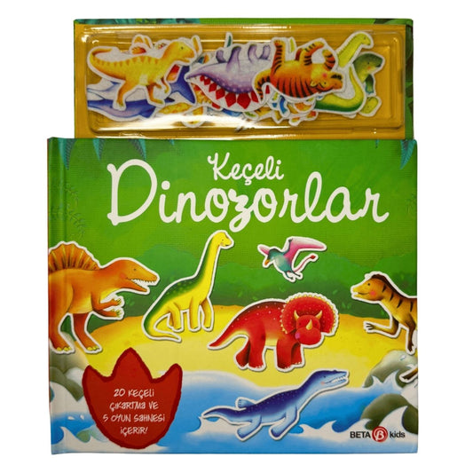 Beta Kids Keçeli Dinozorlar Yapıştırmalı Aktivite