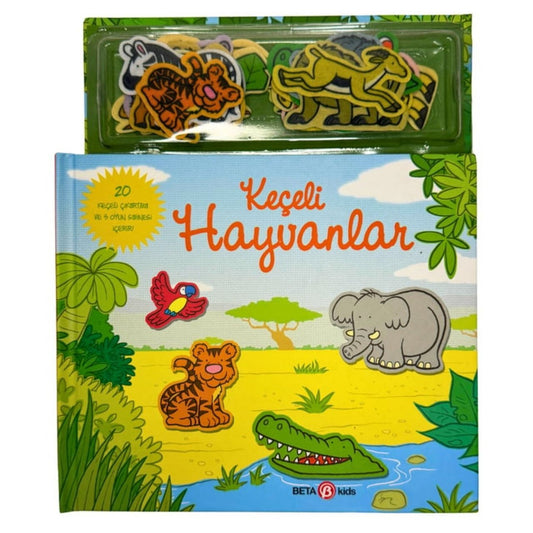 Beta Kids Keçeli Hayvanlar Yapıştırmalı Aktivite