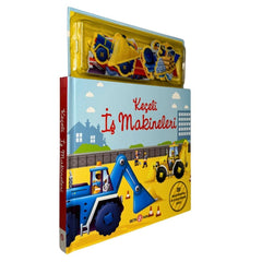 Beta Kids Keçeli İş Makineleri Yapıştırmalı Aktivite