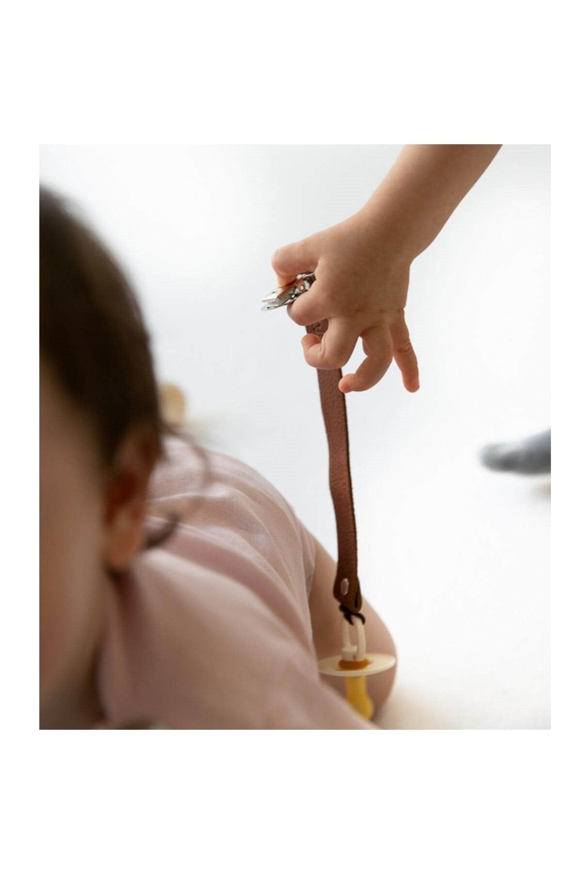 Kidful Bitkisel Boyalı Emzik Askısı Bone - Welcome Baby