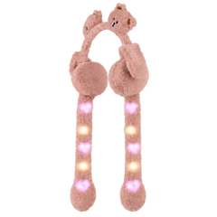 Kitti 5-8 Yaş Kız Çocuk Pelüş Hareketli Işıklı Uzun Kulaklık