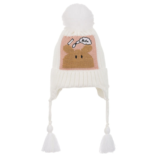 Kitti Kız Çocuk 1-4 Yaş Kulaklıklı Bere