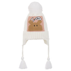 Kitti Kız Çocuk 1-4 Yaş Kulaklıklı Bere