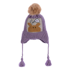 Kitti Kız Çocuk 1-4 Yaş Kulaklıklı Bere