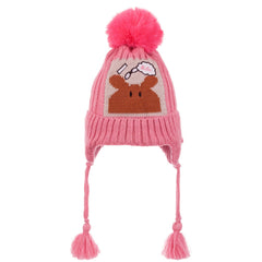 Kitti Kız Çocuk 1-4 Yaş Kulaklıklı Bere