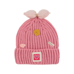 Kitti 4-8 Yaş Kulaklıklı Çocuk Bere