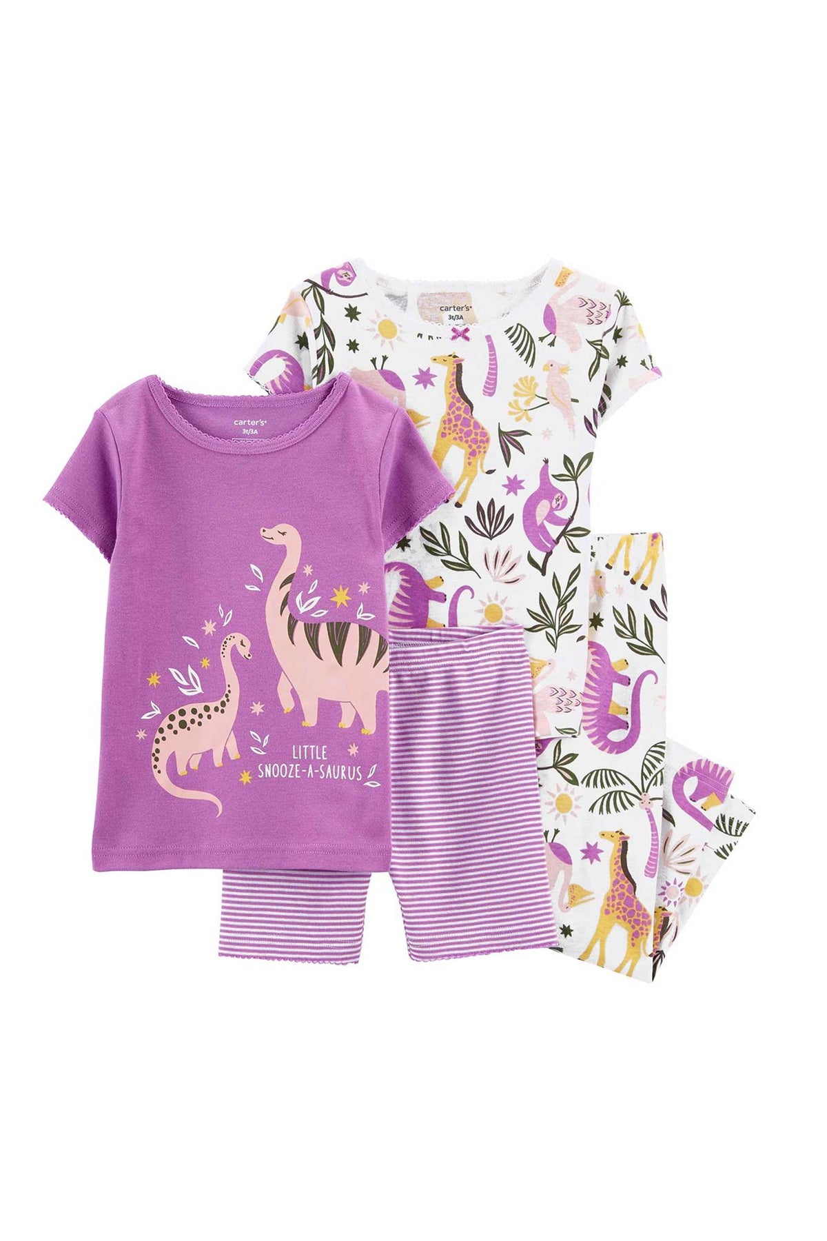 Carter's Kız Bebek 4'lü Pijama Set